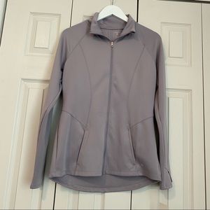 NWT Layer 8 Qwick Dry Long Sleeve Full Zip Active Wear Yoga Jacket Sz Medium